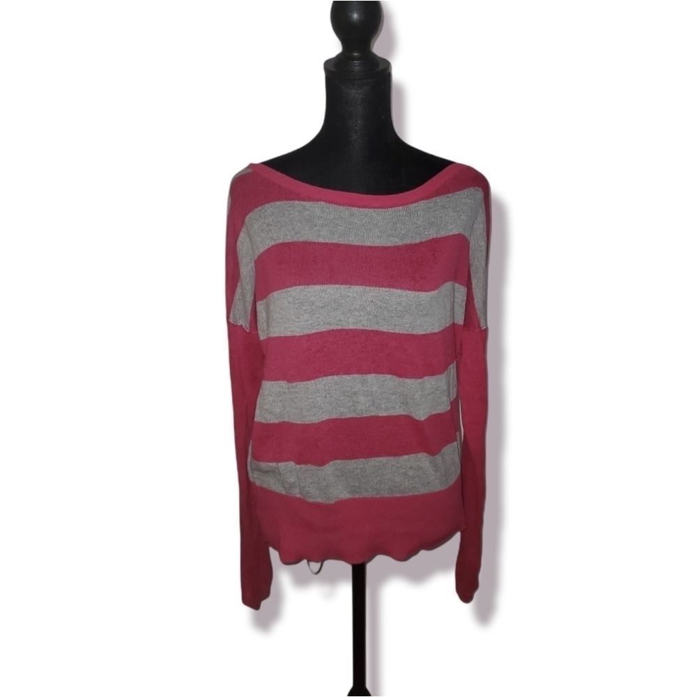 *GUC*Gap fine knit stripe sweater size:large